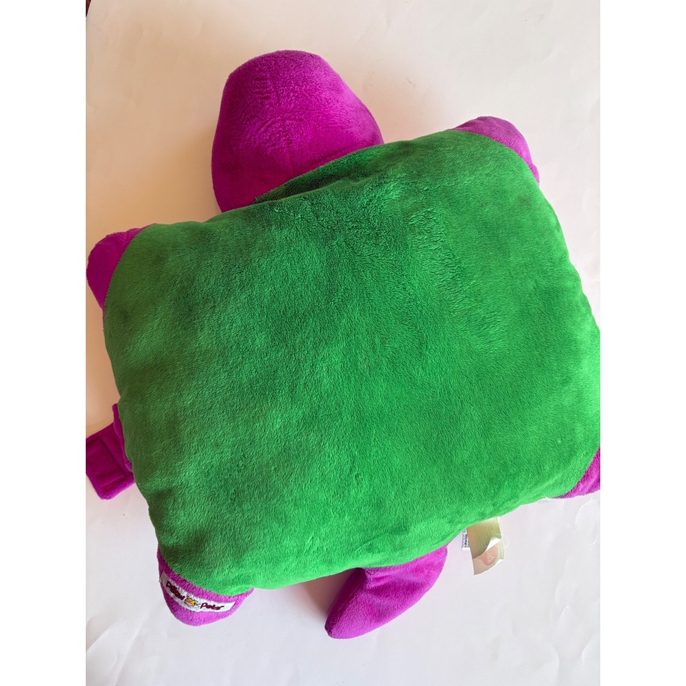 Pillow Pets Barney the Dinosaur Plush Purple T-Rex Stuffed Animal 2011 Lyons Y2K - Picture 10 of 14